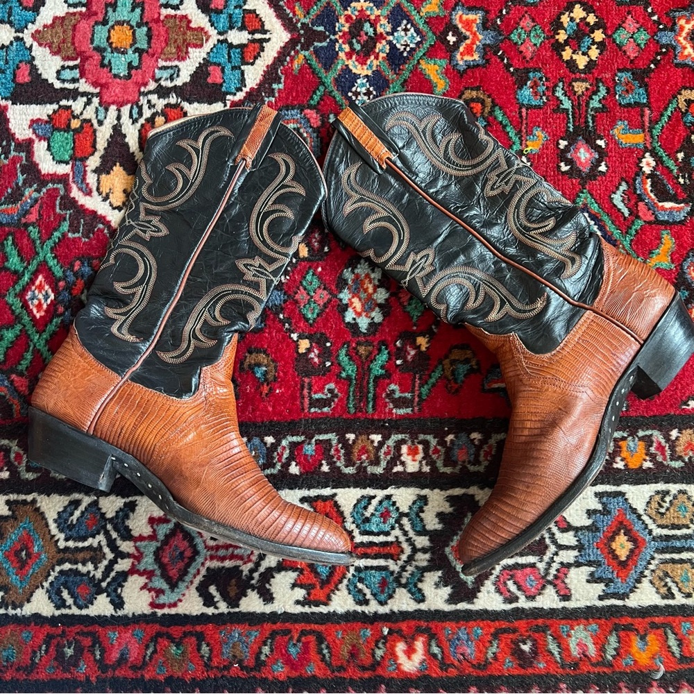 Vantage Larry Mahan Soft leather cowboy boot